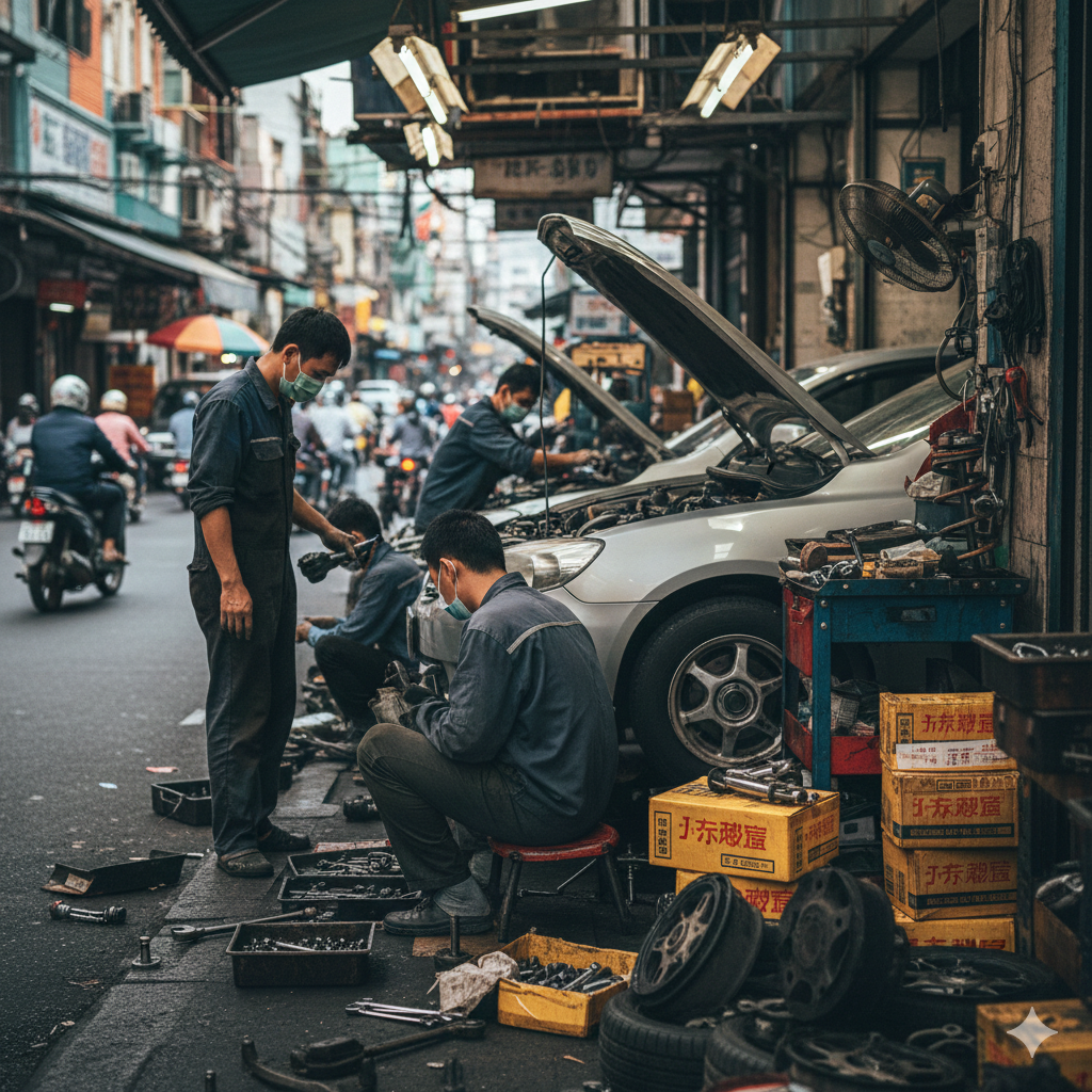 Strategi Aftermarket Suku Cadang Murah Tiongkok di Asia.