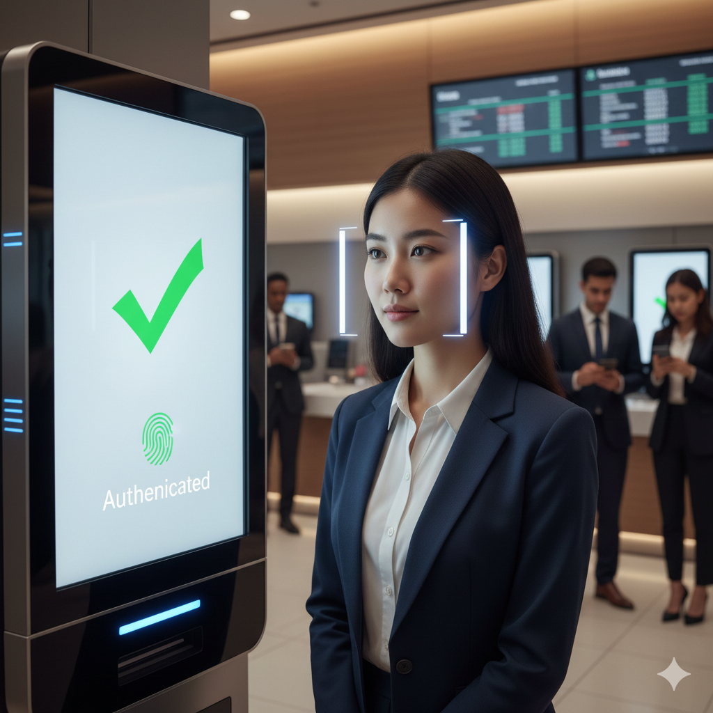 Keamanan Biometrik di Bank Asia: Facial Recognition dan Sidik Jari.